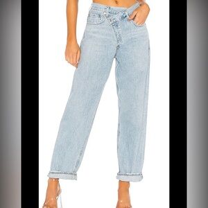 Agolde Criss Cross Upsized Jeans in Suburbia Size 25